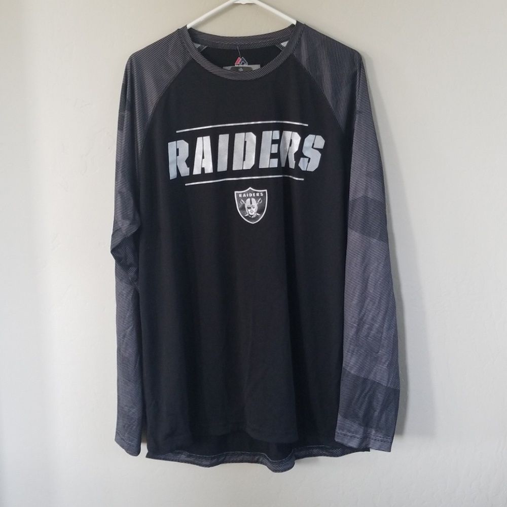 Raiders long-sleeve dri-fit shirt